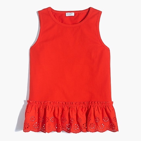 J. Crew eyelet hem tank - Picture 6 of 6